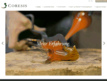 Tablet Screenshot of coresis.de