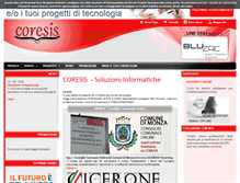 Tablet Screenshot of coresis.com